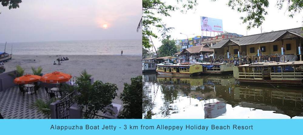 Alappuzha Alleppey Holiday Beach Resort מראה חיצוני תמונה