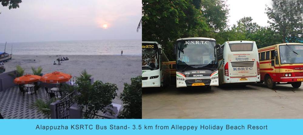 Alappuzha Alleppey Holiday Beach Resort מראה חיצוני תמונה