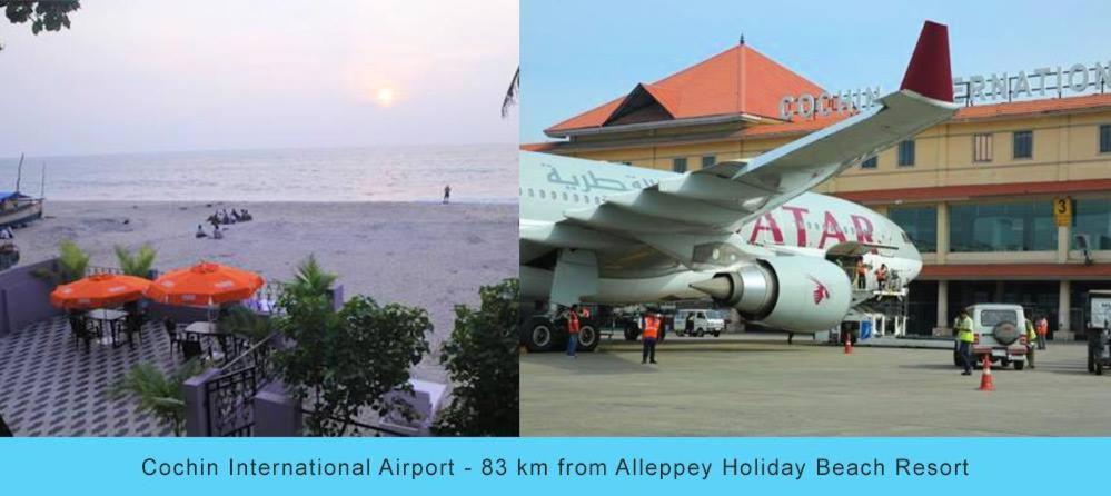 Alappuzha Alleppey Holiday Beach Resort מראה חיצוני תמונה