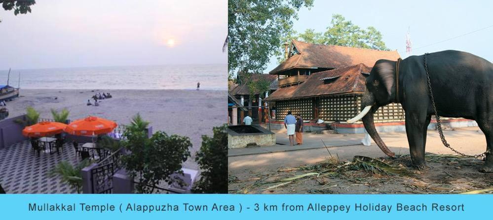 Alappuzha Alleppey Holiday Beach Resort מראה חיצוני תמונה